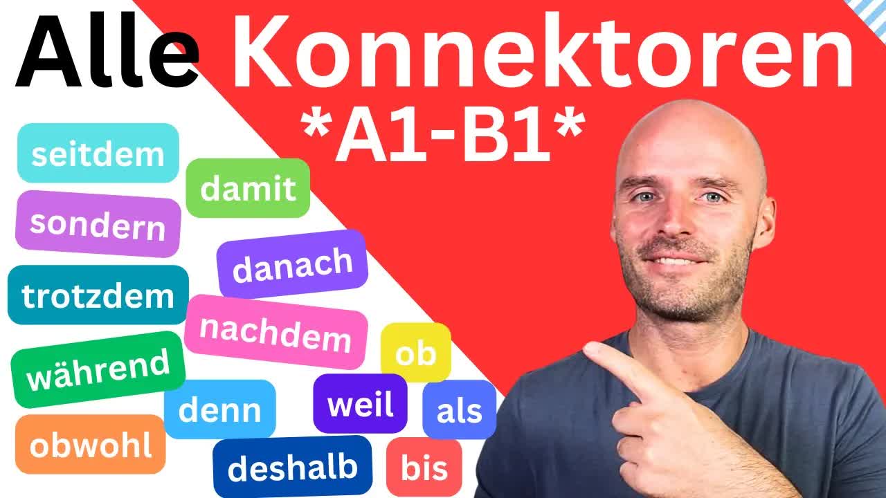 همهٔ حروف ربط آلمانی از A1 تا B1 | یادگیری آلمانی B1