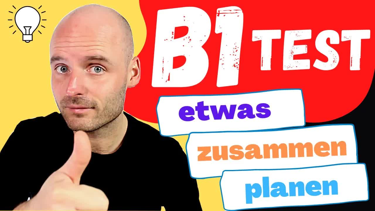 برنامه‌ریزی برای یک کار | آمادگی آزمون B1 | TELC و DTZ