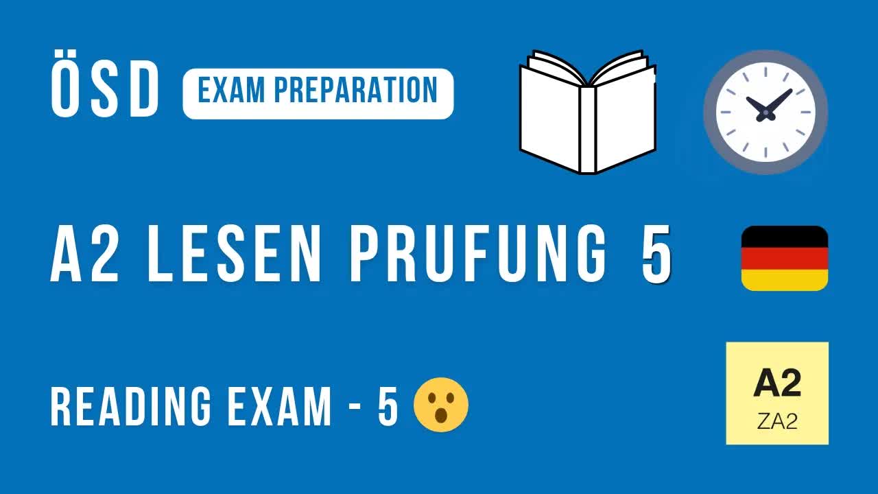 ÖSD A2 Lesen Prüfung 5 – Zwölf unter einem Dach – Alles Aufgabe