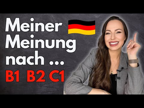 عبارت‌های کاربردی برای بیان نظر به زبان آلمانی | یادگیری آلمانی B2–C1