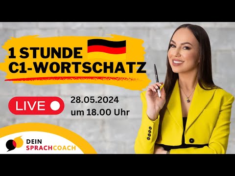 تمرین یک‌ساعتهٔ واژگان آلمانی در سطح C1 با DeutschLera
