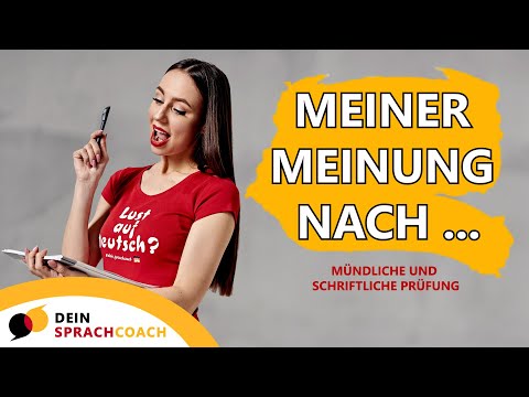 بیان نظر به زبان آلمانی | عبارت‌های کاربردی برای آزمون‌های شفاهی و کتبی A2–C1