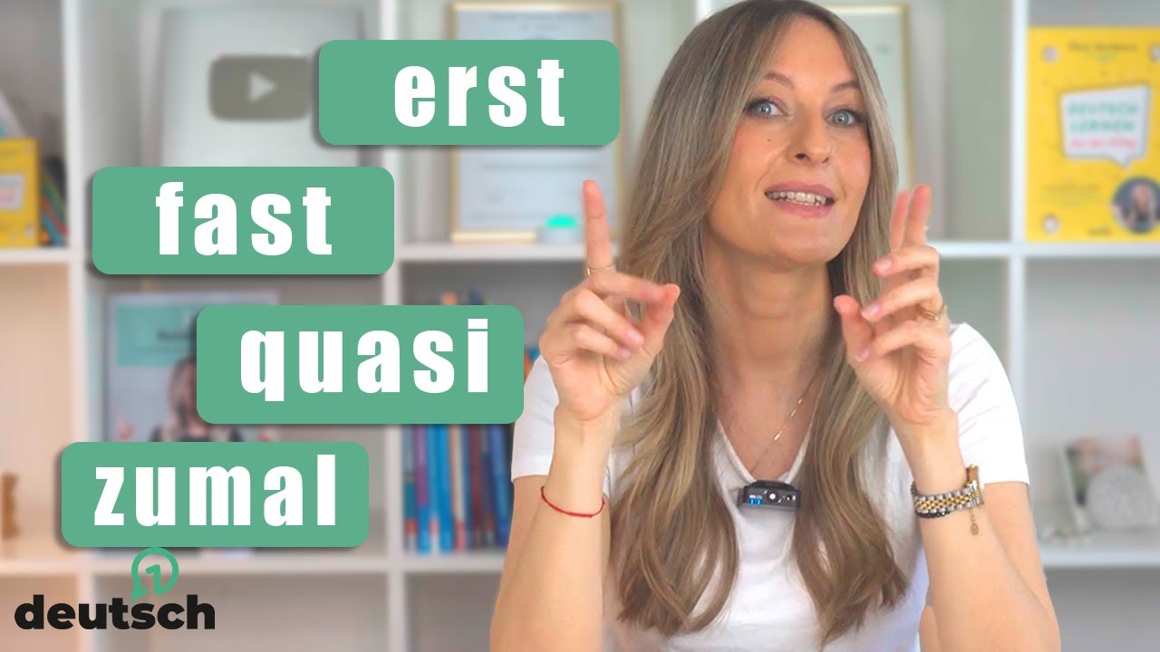 معنی و کاربرد «quasi»، «fast»، «erst» و «schon» در آلمانی