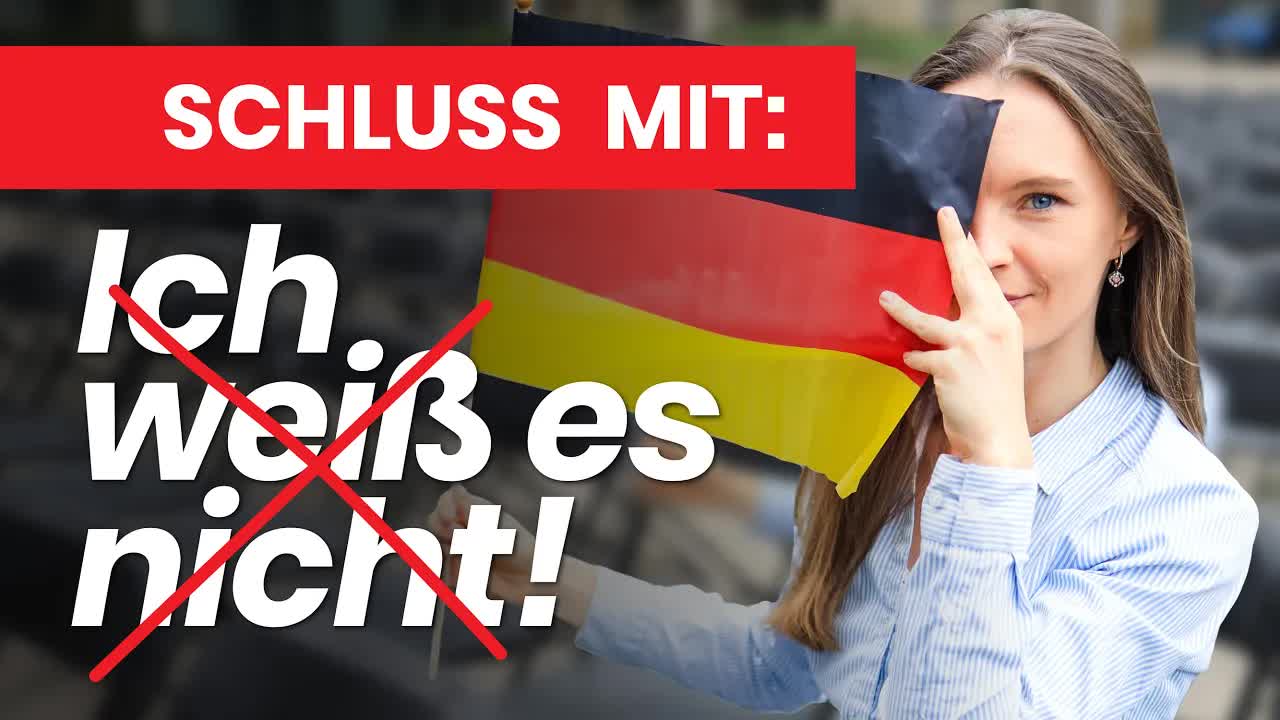 Alternativen für Ich weiß es nicht I Zeit zum Nachdenken gewinnen I Deutsch lernen b2, c1