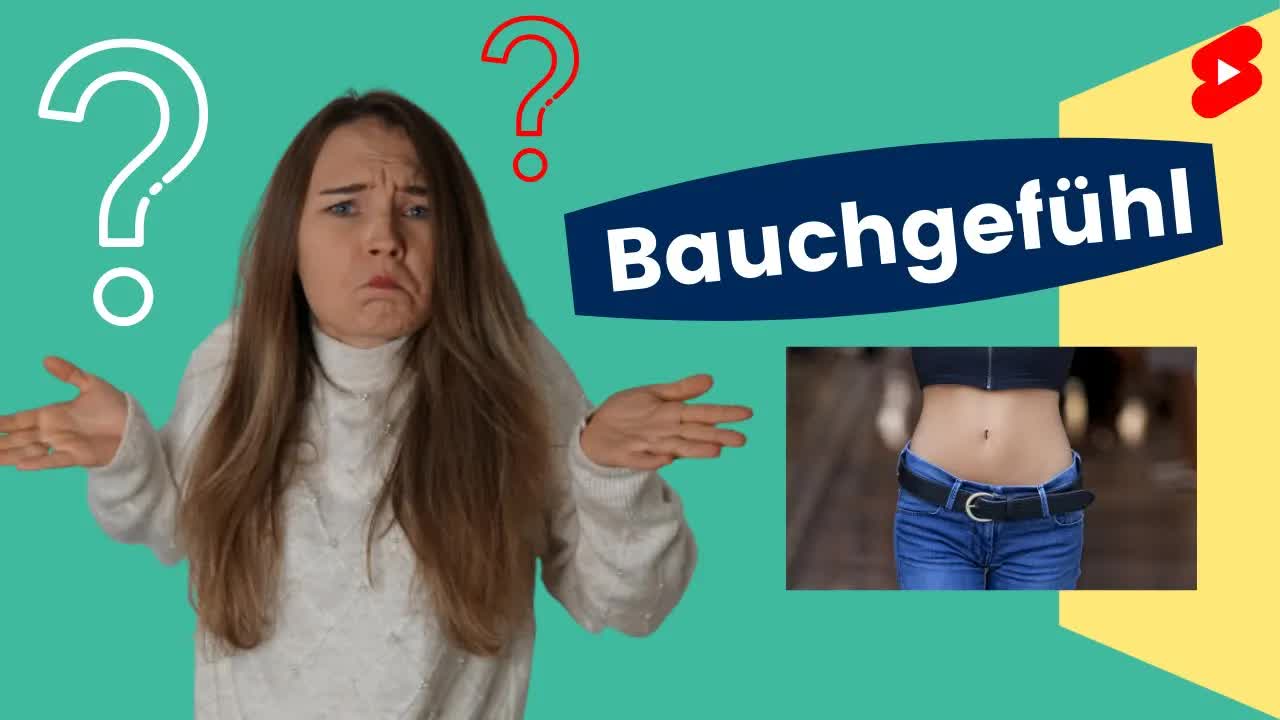 اصطلاح آلمانی «Bauchgefühl» | یادگیری آلمانی B2