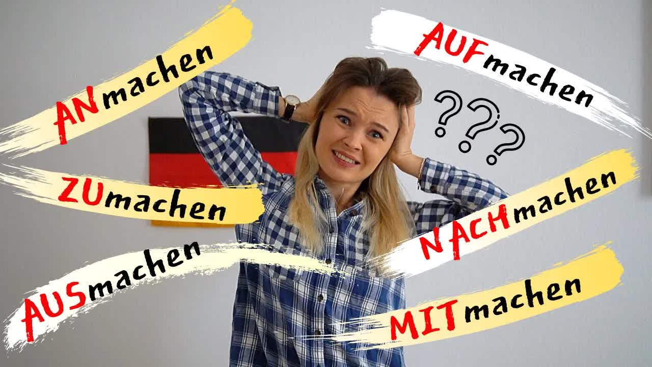باز کردن یا بستن؟ پیشوندهای AUS-، AN-، MIT- و NACH- | آموزش آلمانی A2، B1، B2