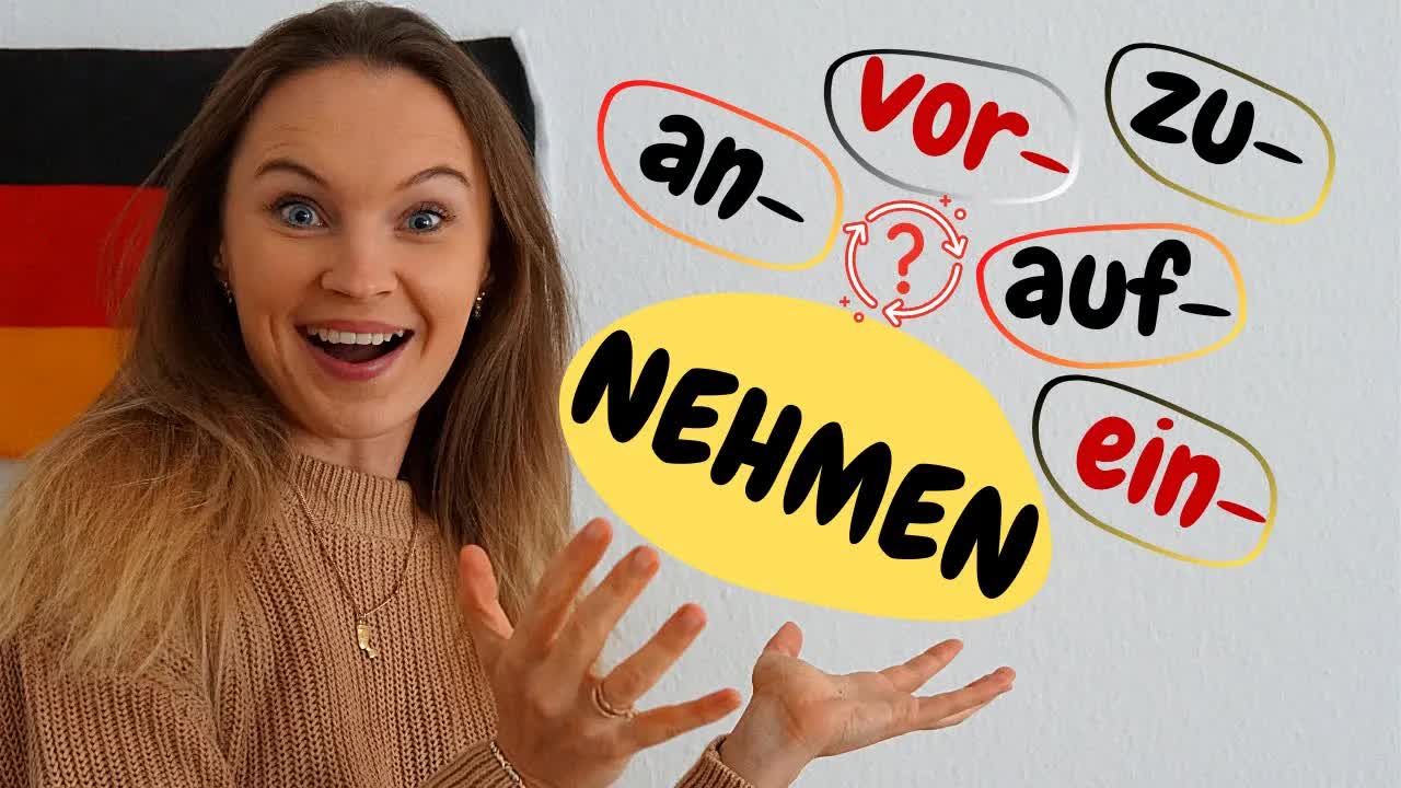 فعل «nehmen» با پیشوندها | واژگان آلمانی B2–C1