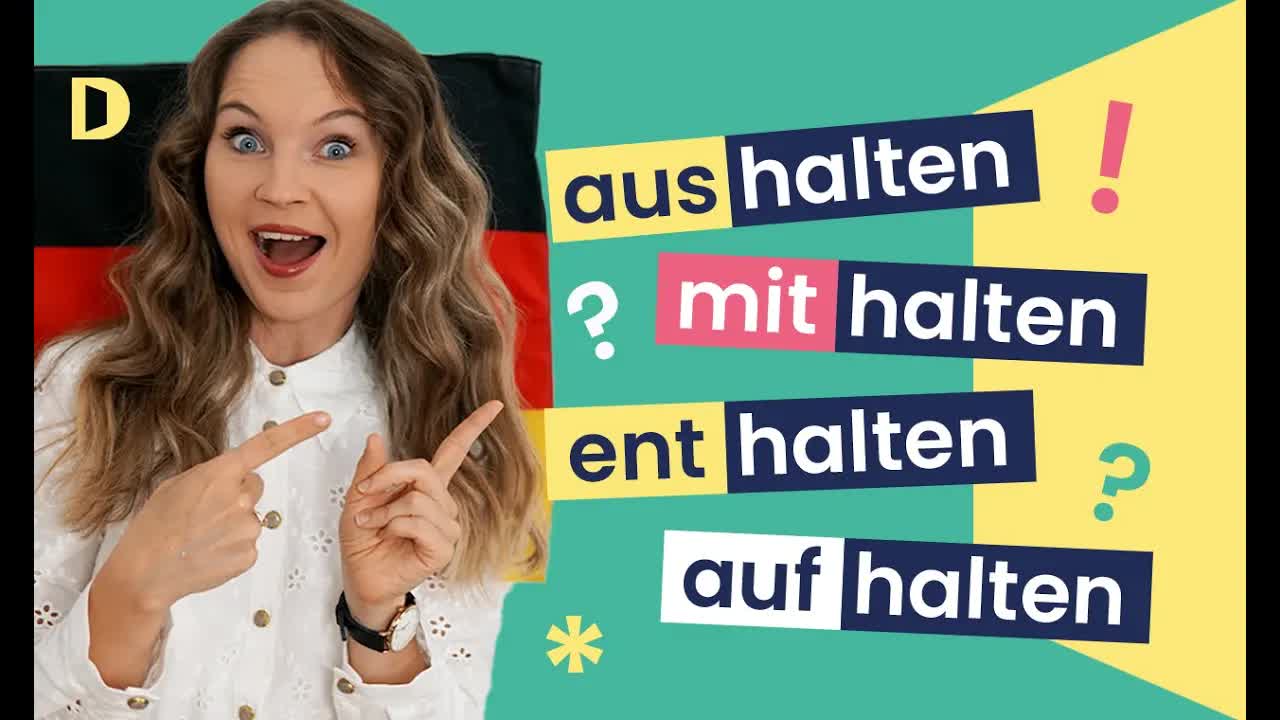 مهم‌ترین فعل‌ها با ریشهٔ «halten» | گسترش واژگان آلمانی B2
