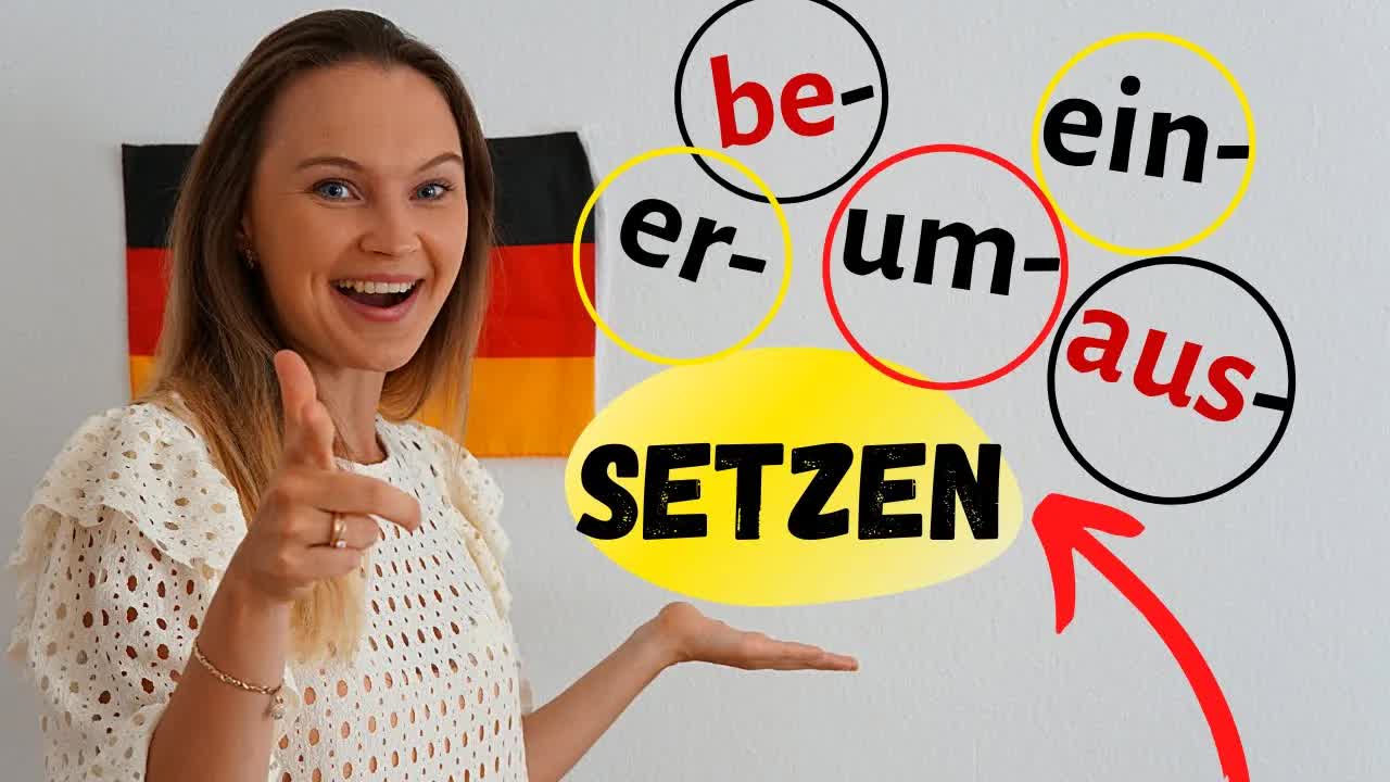 فعل‌های آلمانی با ریشهٔ «setzen» | گسترش واژگان آلمانی B2–C1