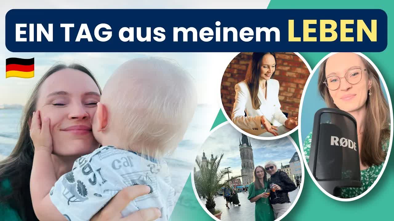 یک روز با معلم آلمانی‌تان | گسترش واژگان | یادگیری آلمانی B1، B2، C1