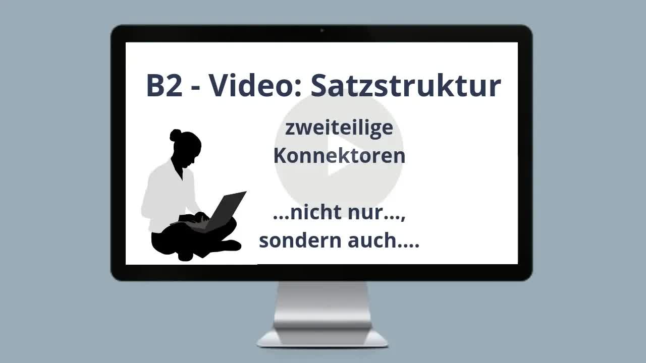 تمرین حروف ربط دوتایی nicht nur … sondern auch | یادگیری آلمانی B1–B2