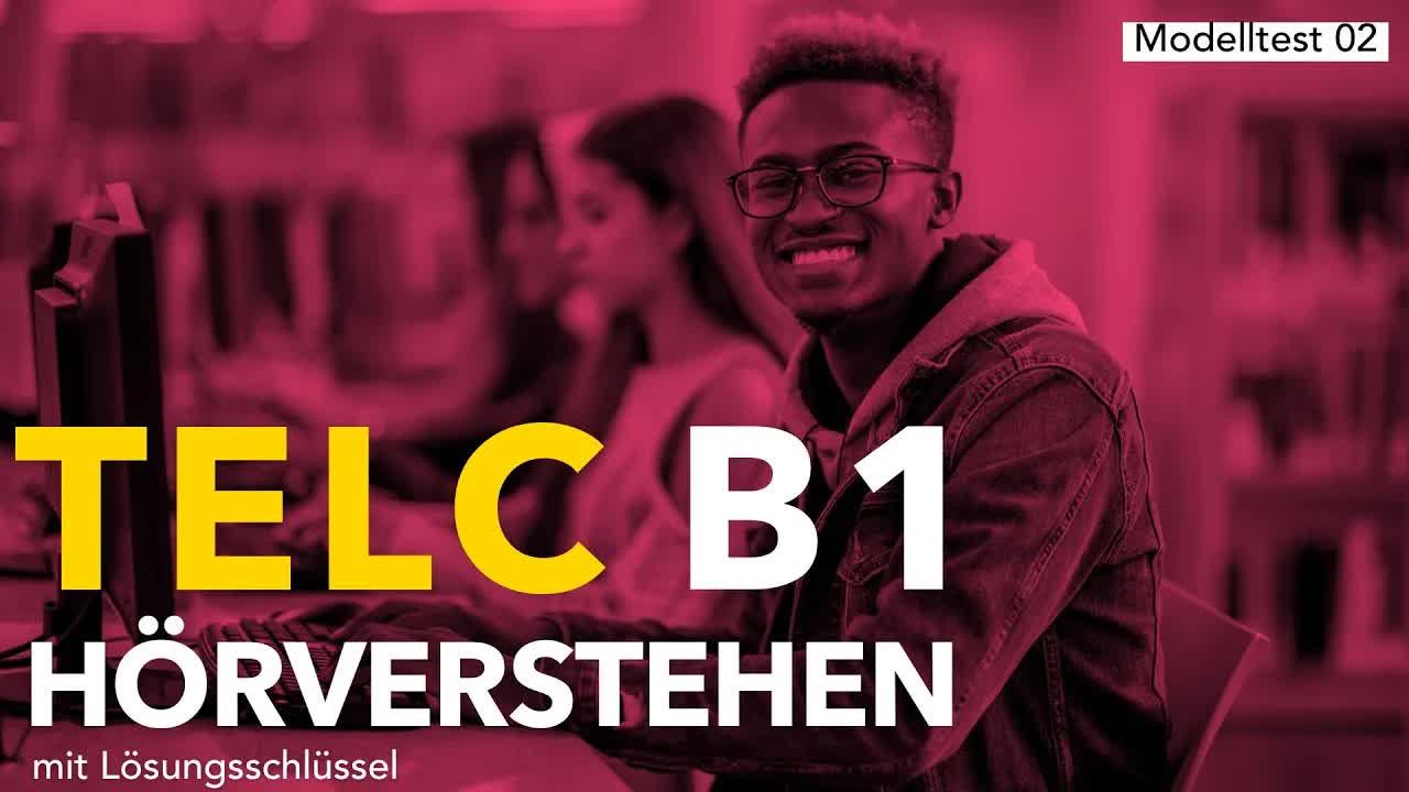 آزمون شنیداری TELC B1 با پاسخ‌ها | یادگیری آلمانی