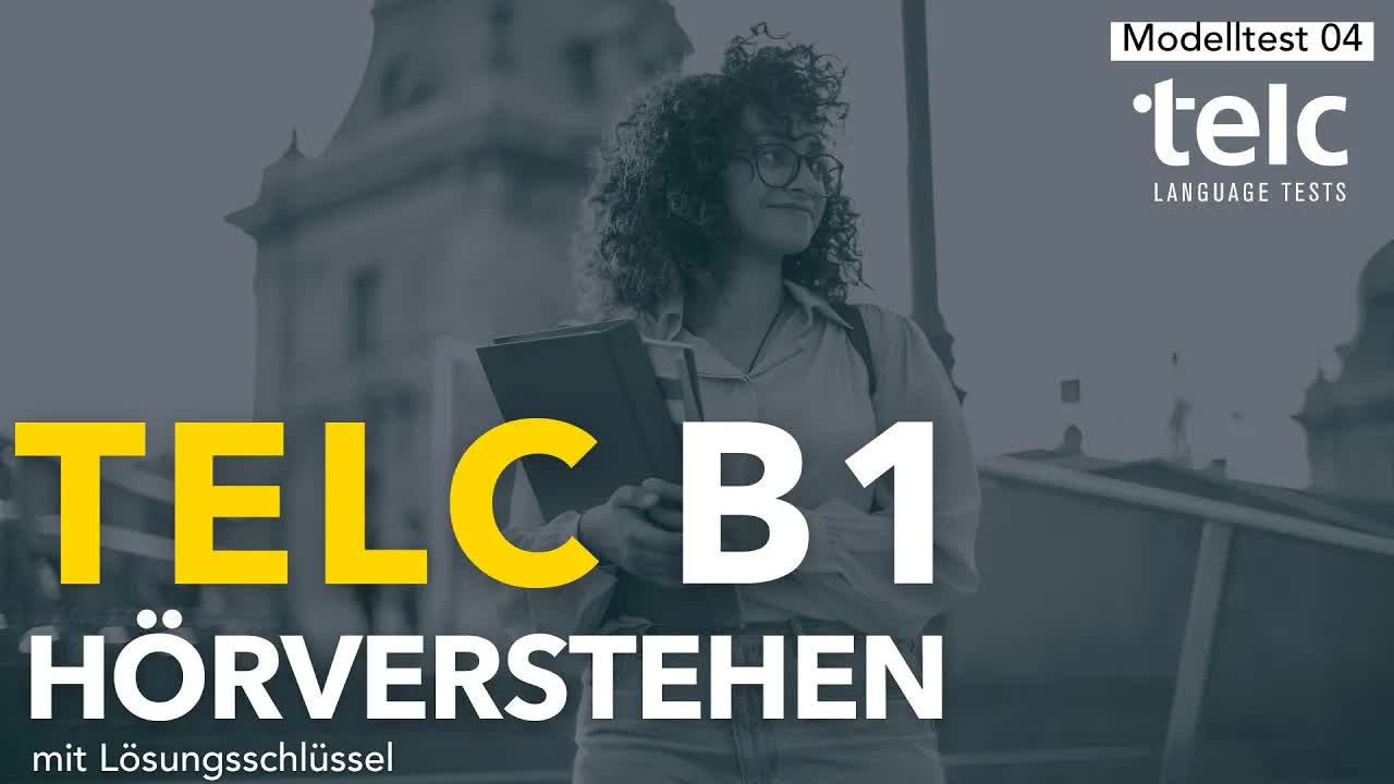 آزمون شنیداری TELC B1 برای مهاجران با پاسخ‌ها | یادگیری آلمانی