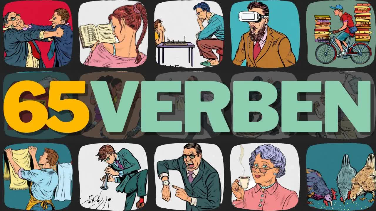 ۶۵ فعل آلمانی با مثال | گسترش واژگان آلمانی B2